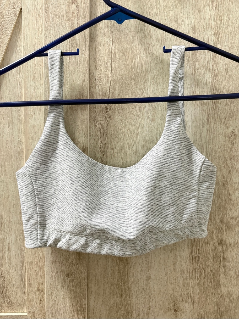 Outdoor Voices Heather Gray Scoop Back Sports Bra | Small